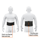 Faja lumbar Truper tipo cinturón de malla transpirable, Talla P