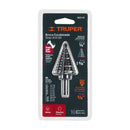 Broca escalonada óxido negro 10 escalones 1/4" a 1-3/8", Truper