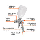 PISTOLA P/PINTAR GRAVEDAD HVLP VASO PLASTICO, 1.4 MM