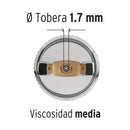 PISTOLA P/PINTAR GRAVEDAD HVLP VASO PLASTICO, 1.7 MM