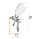 PISTOLA P/PINTAR GRAVEDAD HVLP VASO PLASTICO, 1.7 MM