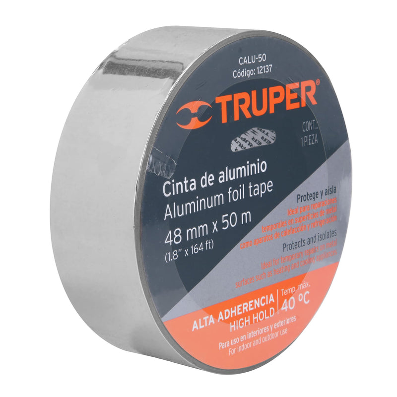 Cinta de aluminio de de 48 mm x 50 m, Truper