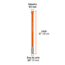 Cincel de corte frío de 3/4 X 12"