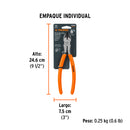 PINZA CORTE DIAGONAL 8" MANGO PVC