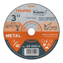 Disco Tipo 41 de 3" x 1 mm corte fino de metal, Truper
