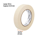 Cinta masking tape de 1" x 50 m