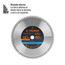 SIERRA CIRCULAR P/ MADERA 12" 80 DIENTES