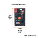 LINTERNA PLAST.  80 LM C/2 PILAS AA, TRUPER