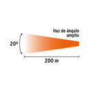 LINTERNA PLAST. 180 LM C/2 PILAS D, TRUPER