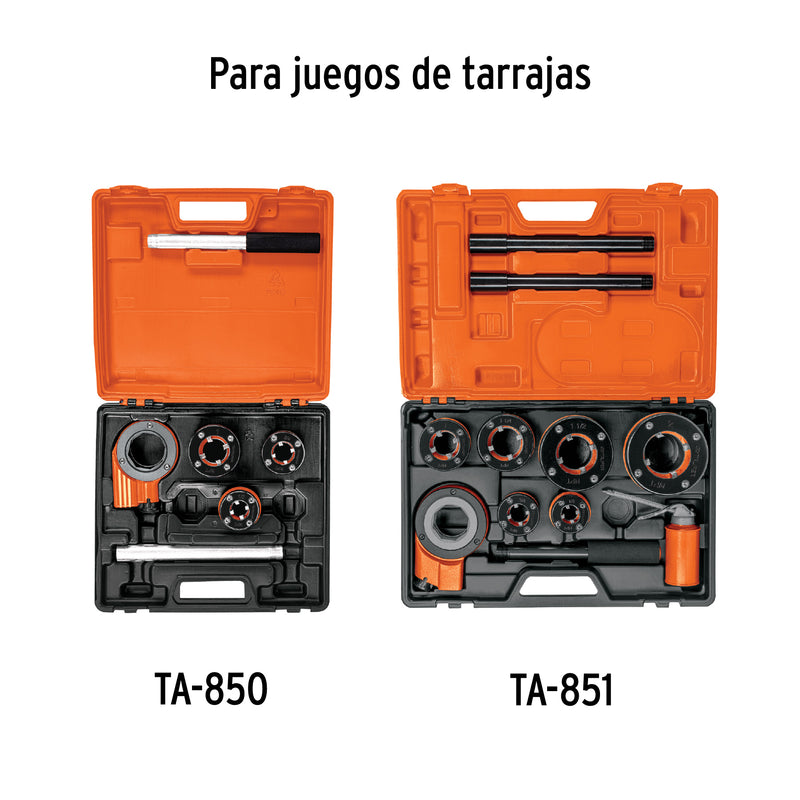 Juego de 4 peines 3/4" para tarrajas TA-850 y TA-851, Truper