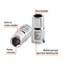 Dado de 7 mm, 6 puntas, cuadro 1/4"