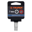 Dado de 7 mm, 6 puntas, cuadro 1/4"