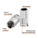 TUBO HEX.   8MM ENC. 1/4'