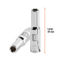 TUBO HEX. LARGO ENC. 1/4'    6MM