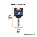TUBO HEX. LARGO ENC. 1/4' 11MM