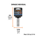 TUBO HEX. LARGO ENC. 1/4' 12MM