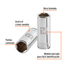 TUBO HEX. LARGO ENC. 1/4' 14MM