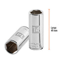 TUBO HEX. LARGO ENC. 1/4' 14MM