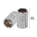 TUBO HEX. 17MM ENC. 1/2'