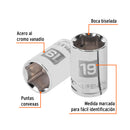 TUBO HEX. 19MM ENC. 1/2'