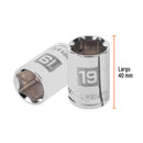 TUBO HEX. 19MM ENC. 1/2'