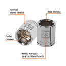 TUBO HEX. 23MM ENC. 1/2'