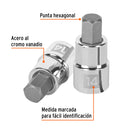 Dado punta hexagonal de 14 mm, cuadro 1/2"