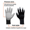 Guantes de nylon Truper recubiertos de poliuretano