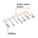 Llavero Truper, tipo herramienta
