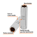 DADO LARGO DE 6 PUNTAS, CUADRO 1/2" DE 14MM