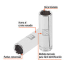 Dado largo de 18 mm, 6 puntas, cuadro 1/2"