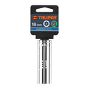 Dado largo de 18 mm, 6 puntas, cuadro 1/2"