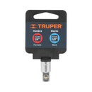 Adaptador para matraca de cuadro 1/4" a cuadro 3/8"