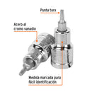 Dado punta torx T-20, cuadro 1/2"