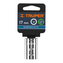 Dado de 17 mm, 12 puntas, cuadro 1/2"