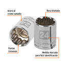 TUBO ESTR. 24MM ENC. 1/2'