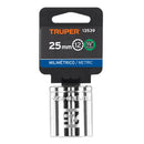 Dado de 25 mm, 12 puntas, cuadro 1/2"