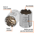 TUBO ESTR. 27MM ENC. 1/2'