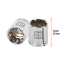 TUBO ESTR. 28MM ENC. 1/2'