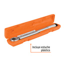 Torquímetro Truper, encastre 1/2" con estuche plástico