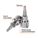 Dado punta torx T-27, cuadro 3/8"