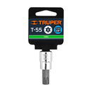 TUBO PUNTA TORX ENC. 3/8' T-55