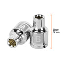 Dado de 6 mm, 6 puntas, cuadro 3/8"