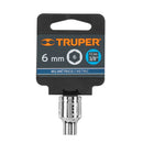 Dado de 6 mm, 6 puntas, cuadro 3/8"