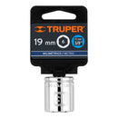 Dado de 19 mm, 6 puntas, cuadro 3/8"