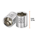 DADO DE 6 PUNTAS, CUADRO 3/8" DE 20MM