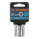 Dado de 21 mm, 6 puntas, cuadro 3/8"