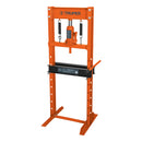 Prensa hidráulica Truper tipo "H" de 12 toneladas, con gato de botella