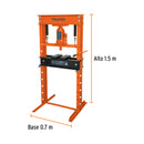 PRENSA HIDR.  30 TON. C/GATO BOTELLA