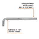 MANGO EN L P/ DADO DE 9" CUADRO 1/2"